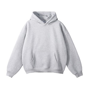 Nueva Chaqueta con Capucha Unisex de Otoño Invierno, Holgada, Forrada de Felpa, Moderna, con Hombros Caídos, Color Sólido, Ropa Exterior al por Mayor - Product Image 1