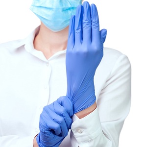 Gants en nitrile sans poudre avec caractéristiques de sécurité en latex - Product Image 3