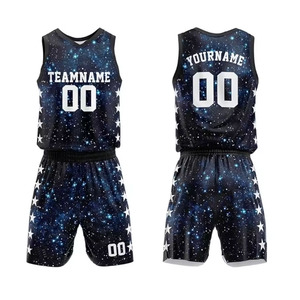 Maillot de basket-ball pour hommes de conception OEM ensemble sur mesure pour jeunes grande taille vêtements de sport respirant sublimation en gros pour les hommes - Product Image 4