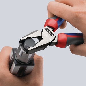คีมปากแหลมเอนกประสงค์ KNIPEX ขนาด 180 มม. สำหรับงานหนัก พร้อมด้ามจับหลายชิ้นส่วนขัดเงา - Product Image 3