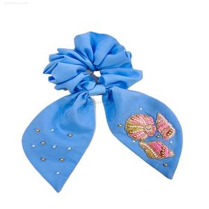 Taylor Swift inspirado personalizado semilla cuentas Scrunchies nuevo lanzamiento indio bordado a mano accesorios para el cabello clips - Product Image 4