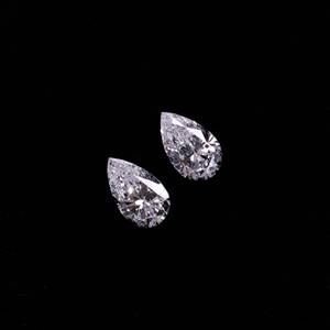 Paire de diamants de laboratoire cultivés en laboratoire, taille poire, VVS D, certifiés IGI, faits à la main, pour la fabrication de boucles d'oreilles, diamants CVD fantaisie en vrac à prix de gros - Product Image 4