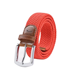 Men's Plain Elastic Casual Belt Stretch <b>Adjustable</b> 105-120cm Elastic Belt With Pin Alloy Buckle Eco-Friendly For Wholesale - Product Image 3