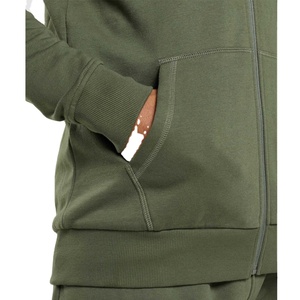 Plain High Quality Blank Heavyweight Fleece Full Zip up Hoodie Set Custom Logo Men's Hoodies & <b>Sweatshirts</b> - Product Image 6