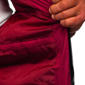 Chaleco sin mangas con cremallera sólida gruesa de invierno con logotipo personalizado, chalecos acolchados de algodón para hombre, chalecos acolchados de algodón con servicio OEM - Product Image 6