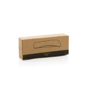 Coltello Tascabile Sostenibile in Legno FSC e Acciaio Inossidabile, Design Compatto per Campeggio all'Aperto - Utensili Ecologici - Product Image 2