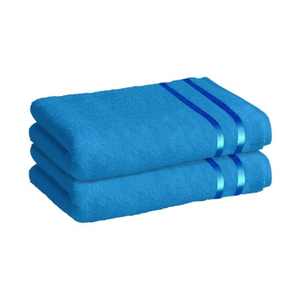 Toalla de Baño de Algodón de 30x60 Pulgadas y 550 GSM con Patrón de Líneas Rayadas y Superficie de Secado Rápido, Certificada por GOTS, Hecha en India para Suministros de Salón - Product Image 4