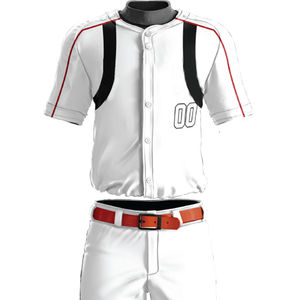 Vêtements de sport de haute qualité, uniforme de baseball au meilleur design, disponible en plusieurs couleurs, créez vos propres designs, prix bas, uniformes de baseball - Product Image 4