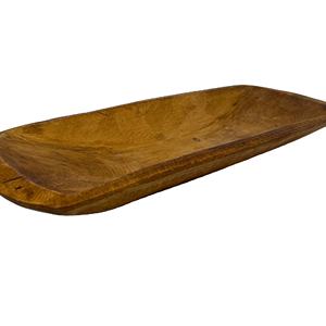 Tazón de masa de madera hecho a mano duradero de calidad superior de diseño moderno pieza de servicio única y lista para la cocina para empresas de alimentos - Product Image 1