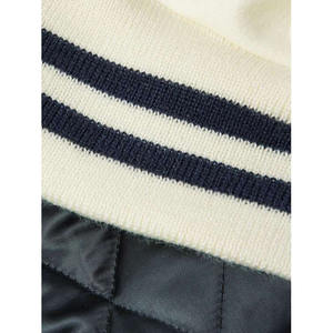 Chaqueta Universitaria de Béisbol para Hombre, Estilo Urbano, Lana/Poliéster, Resistente al Viento, Transpirable, con Logotipo Personalizado Bordado - Product Image 5