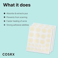 Patchs hydrocolloïdes absorbants pour l'acné et les boutons, taille standard, autocollants anti-imperfections, soin coréen, sans cruauté animale, pour tous types de peau