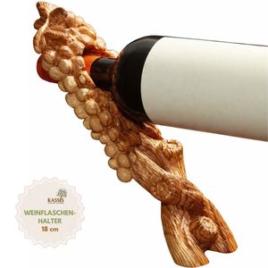 <b>Wine</b> bottle holder grapevine made of olive wood - Product Image 1