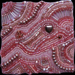 Artisan-Made Beaded Coin Pouch Unisex Design with Handcrafted Seed Bead Embroidery <b>Reflecting</b> Native America - Product Image 4