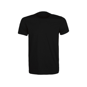เสื้อยืดคอกลมผู้ชาย 180 แกรม ผ้าฝ้าย 100% สีดำ - Product Image 1