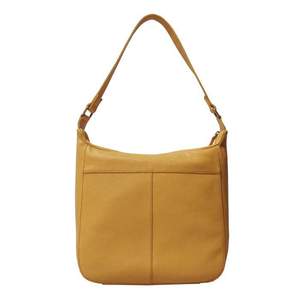 Bolso Hobo Slouchy de estilo Vintage naranja quemado hecho a mano, proveedor indio superior, fabricante de cuero genuino con decoración de borlas - Product Image 2