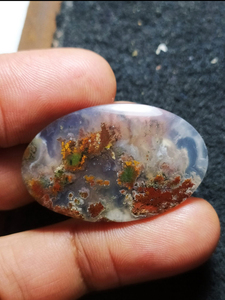 คุณภาพสูงทำด้วยมือสีแดงมอสโมราอัญมณีธรรมชาติแบบชาวอินโดนีเซียสำหรับการทำสร้อยคออัญมณีสีแดง - Product Image 2