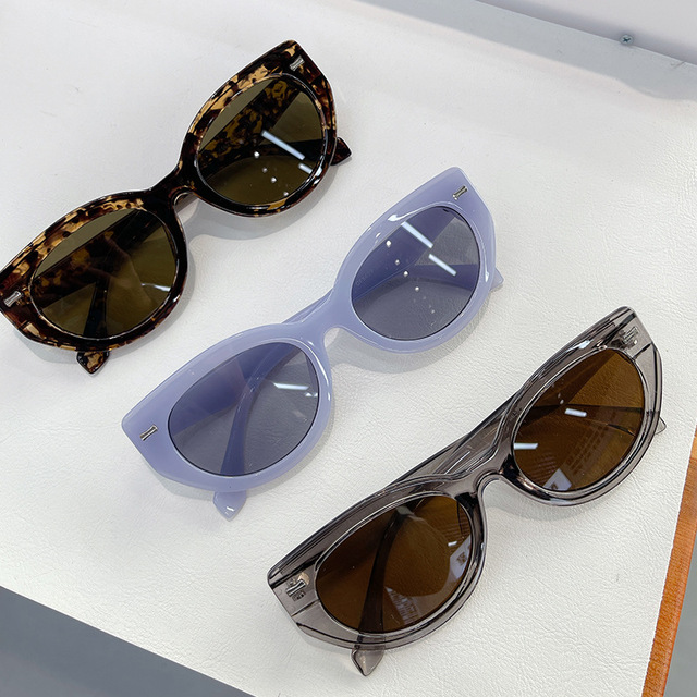 High Quality Acetate Thick Sunglasses Classic Retro Acetate Sunglasses Women Customized Logo Wholesale Fashion Sunglasses
