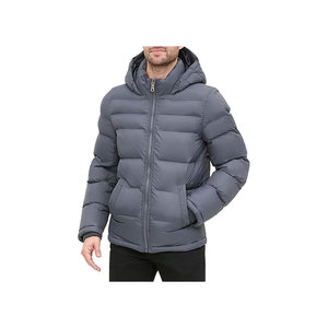 Chaqueta de Plumón de Invierno para Hombre, Chaqueta Acolchada con Cuello Alto, Chaqueta Gruesa de Color Sólido - Product Image 5