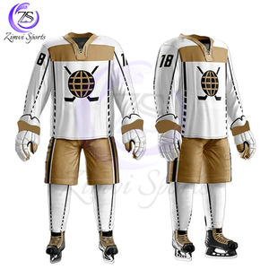 Avec tarif de gros Nouvelle arrivée Service OEM Produit de bonne qualité Dernier style Impression de logo personnalisé Uniformes de hockey sur glace - Product Image 4