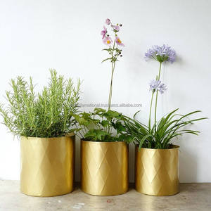 Florero de Metal para decoración del hogar, florero de gran venta, florero decorativo para puerta de hotel - Product Image 1