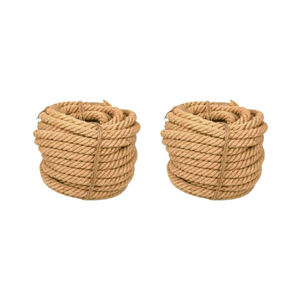 Corde en fibre de coco végétale pour l'attache naturelle et le soutien naturel dans les projets de jardinage et de stabilisation du sol - Product Image 1