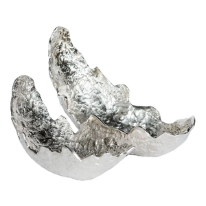 Traditional Style Aluminum serving Tray <b>Wedding</b> Party Handmade Design Tabletop Serving Tray with Decorative Handle - Product Image 5