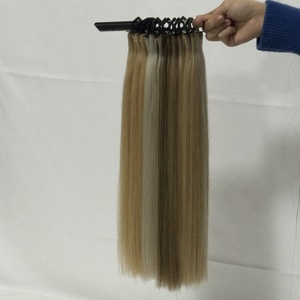 <span class=keywords><strong>Cheveux</strong></span> humains vierges européens Remy pour extensions, couleur <span class=keywords><strong>sel</strong></span> <span class=keywords><strong>et</strong></span> <span class=keywords><strong>poivre</strong></span>, 24 pouces, 50g, résistants à la chute, doux <span class=keywords><strong>et</strong></span> brillants - Product Image 2