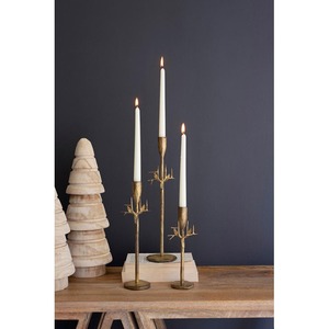 Bougeoir de Noël argenté décoratif pour la maison de luxe Nouveau design Support en métal fait main Prix de gros Bougie en métal de style moderne - Product Image 3