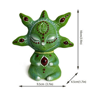 Adornos Biológicos de Resina al por Mayor, Figuras de <span class=keywords><strong>Alien</strong></span>ígenas de Tres Ojos, Estatuas de Elfos de Resina para Decoración del Hogar - Product Image 4