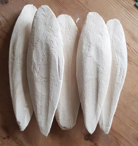 HOANG LINH SG Vietnam + 84 797 415 298 Sara Comida orgánica para mascotas Hueso de sepia para pájaros saludables Forma ovalada Alimento para animales - Product Image 1