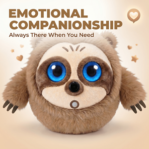 CADOTHY AILA Jouet en peluche interactif parlant AI 4 étapes d'évolution, compagnon d'étude, contrôle via application Wi-Fi - Product Image 4