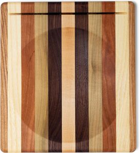 Cuchillo de madera de grano largo cóncavo, bloque de carnicero, tabla de cortar para frutas, verduras, carne, tamaño personalizado, Color de madera Natural - Product Image 6