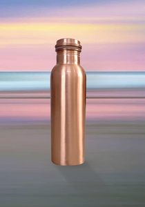 Hand Hammered Copper <b>Water</b> Bottle for Health Hand Hammered Copper <b>Water</b> Bottle Pure Safe Drinking <b>Water</b> Having Health Benefits - Product Image 6