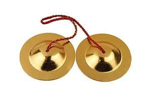 Proveedor al por mayor de latón Manjira, fabricante de instrumentos musicales de percusión hechos a mano para Bhajan Kirtan - Product Image 2