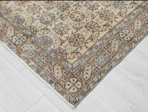 พรมถักทำมือพรมเปอร์เซียสีเบจตุรกีพรมโอชาคพรมปูพื้นพรมปูพื้นขนาด8x10ฟุตปัก - Product Image 3