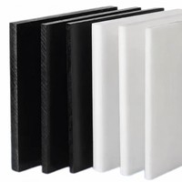 Plaque en plastique HDPE vierge, légère, panneau en polyéthylène haute densité, surface lisse, taille personnalisée pour usage industriel