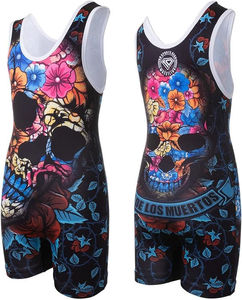Combinaison de lutte personnalisée pour hommes adultes (Nylon/Acrylique) - Product Image 5
