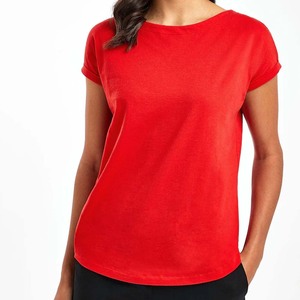 Camisetas de algodón liso de alta calidad OEM, camiseta recortada cuadrada con logotipo personalizado, Top corto de gran tamaño, camiseta para mujer, camisetas informales para niñas - Product Image 2