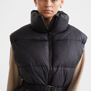 ขายส่งเสื้อแจ็คเก็ตปักเป้ากันลมคุณภาพดีที่สุดเสื้อกั๊กไนลอน 100% ทําเสื้อแจ็คเก็ตปักเป้าที่อบอุ่นในฤดูหนาว - Product Image 3