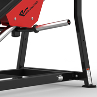 Machine à Squat Incliné Professionnelle pour Entraînement des Jambes, des Cuisses, des Fessiers et des Ischio-jambiers – Équipement de Gym RS-1033
