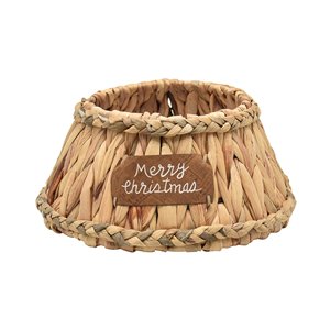 Collar de árbol de Navidad K/D jacinto de agua, cubierta de soporte de árbol de Navidad, nuevo diseño, falda de árbol tejida a mano de Vietnam - Product Image 1