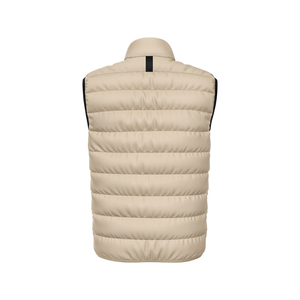Wholesale Solid Canvas Casual Waterproof Padded Puffer <b>Gilet</b> Sleeveless Jacket Custom Logo Men Winter Utility Bubble Vest - Product Image 4