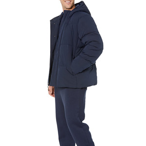 Customizes Puffer <b>Jacket</b> For Men Windbreak Wholesale Custom Lightweight <b>Quilted</b> Puffer Baggy Oversized Hooded Down Men's <b>Jackets</b> - Product Image 5