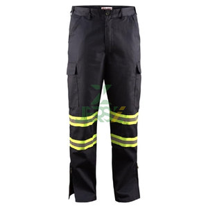 Pantalones de Trabajo Unisex de Alta Visibilidad, Transpirables, con Cinta Reflectante, Cierre en la Pierna, Personalizables, Duraderos, Cómodos, OEM, Serigrafía - Product Image 4