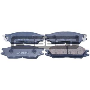 Set di pastiglie freno anteriori FEBEST (0201-K11F) - Product Image 1