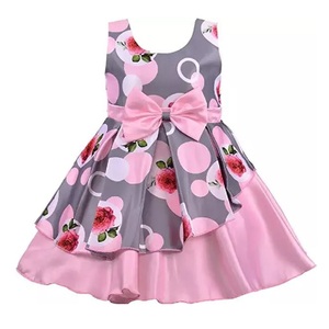 Ropa de Boutique para niños, venta al por mayor, sin mangas, informal, para fiesta de cumpleaños, vestido de princesa para niñas - Product Image 2
