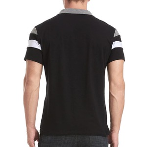 SIBRIN Factory Made Premium Quality Zipper Polo T-Shirt Logotipo personalizado Unisex Manga corta Golf Athletic Casual Camiseta con cuello - Product Image 6