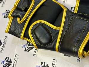 Vente en gros Gants MMA professionnels Logo personnalisé Gants de boxe en cuir Gants d'entraînement à prix bon marché - Product Image 3