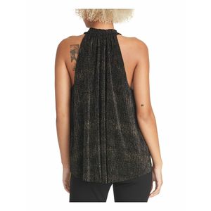 Top Halter para Mujer Rachel Roy, Talla X-Large, en Negro Metálico, Silueta Recta - Product Image 2