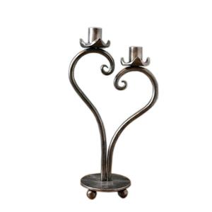 Soporte de vela de hierro Acabado antiguo Tamaño estándar Portavelas de diseño moderno y portavelas para decoración del hogar - Product Image 6